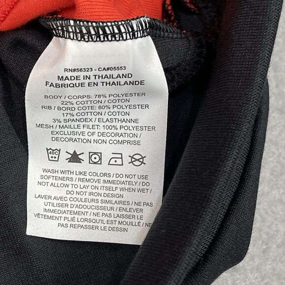 Portland Thorns Jacket Women XL Black Red Nike 1/2 Zip Cropped Hoodie Colorblock - Picture 8 of 11